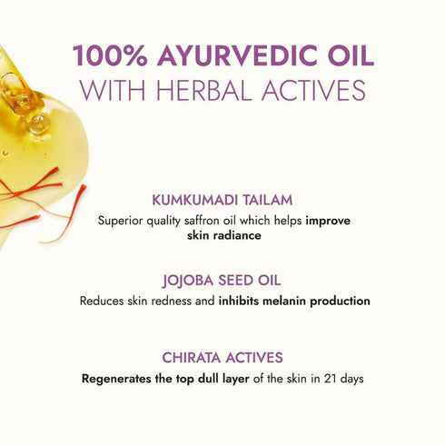 Kapiva Ayurveda Skin Rituals Kumkumadi Glow Face Oil